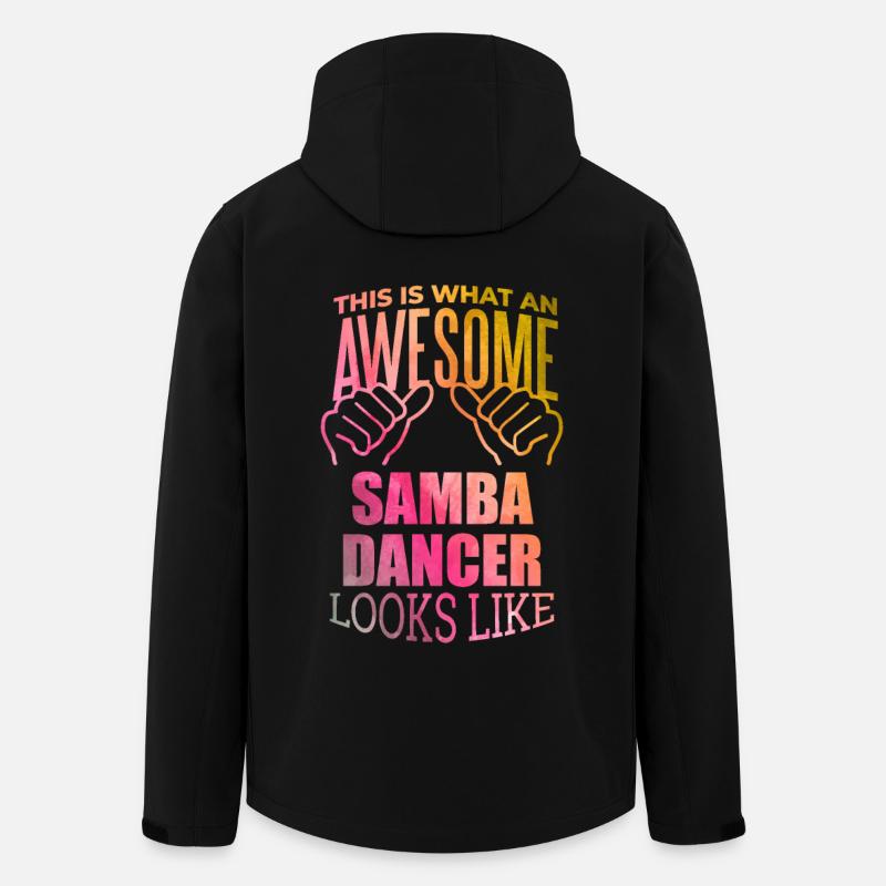 Samba - Men’s Recycled Softshell Jacket by Stanley/Stella - black