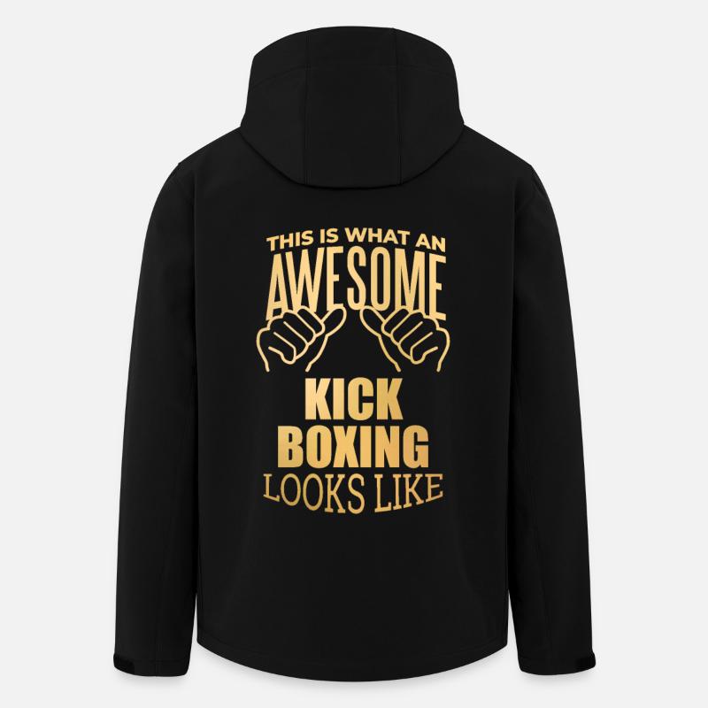 Kickboxer - Men’s Recycled Softshell Jacket by Stanley/Stella - black