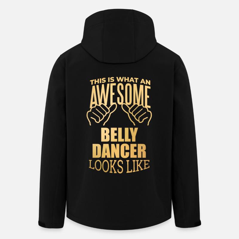 Danse du ventre - Veste softshell homme en polyester recyclé Stanley/Stella - noir