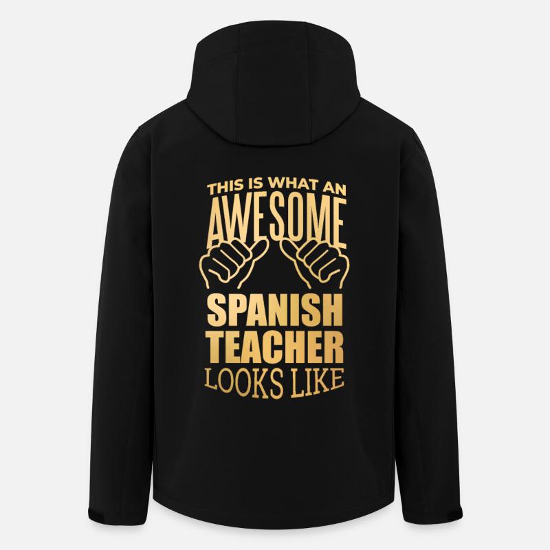 Spanish - Men’s Recycled Softshell Jacket by Stanley/Stella - black