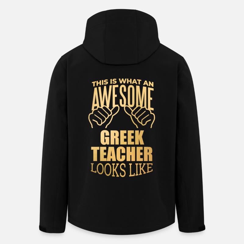 Grec - Veste softshell homme en polyester recyclé Stanley/Stella - noir