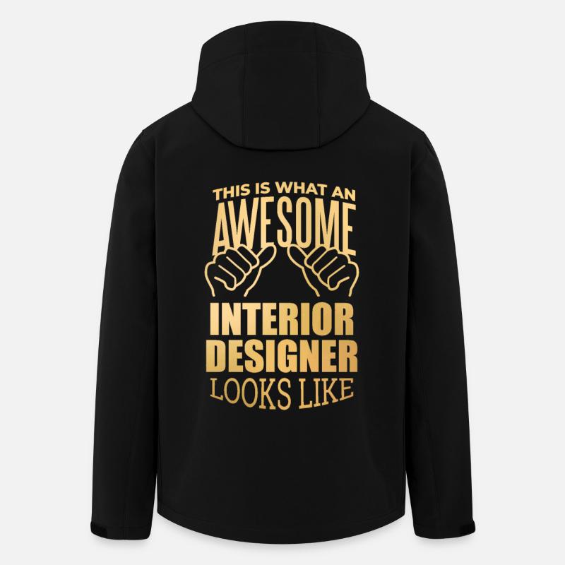 Interior Designer - Men’s Recycled Softshell Jacket by Stanley/Stella - black