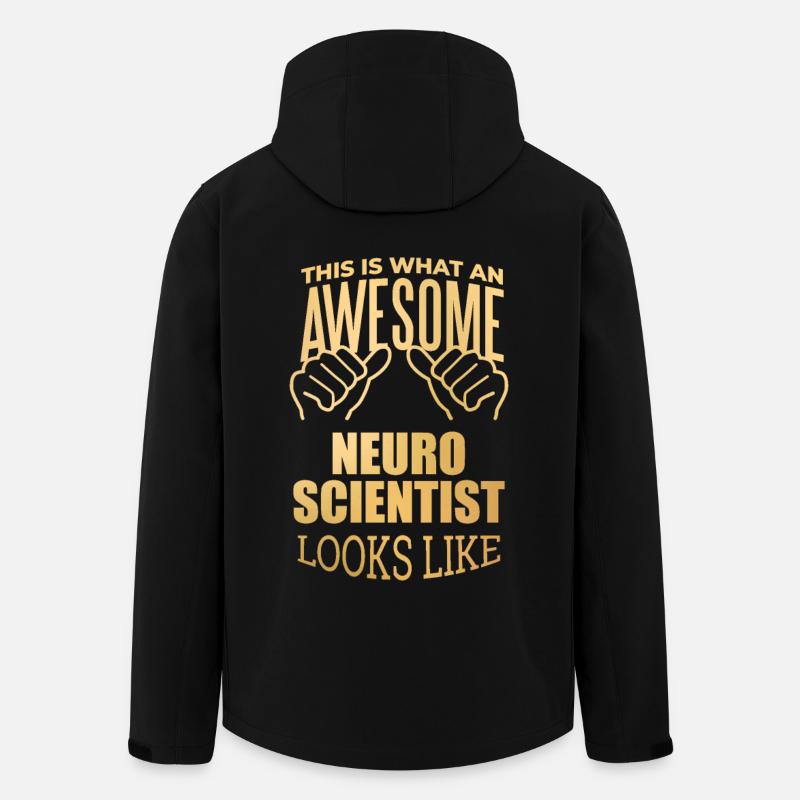 neurosciences - Veste softshell homme en polyester recyclé Stanley/Stella - noir