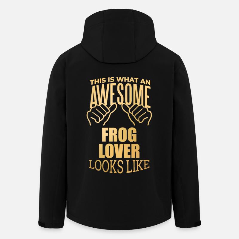 Frosch - Recycelte Männer Softshell-Jacke von Stanley/Stella - Schwarz