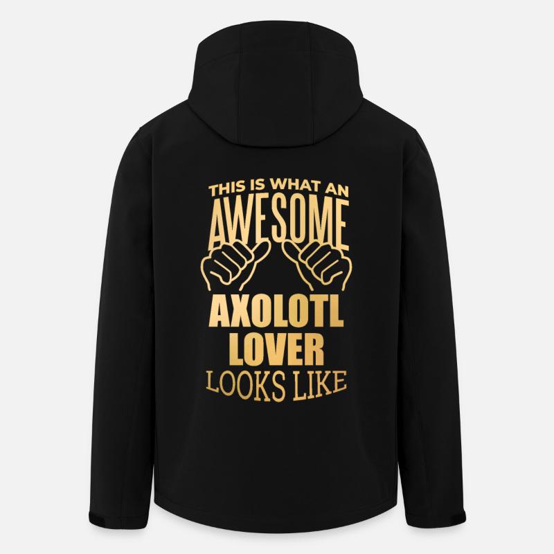 Axolotl - Men’s Recycled Softshell Jacket by Stanley/Stella - black