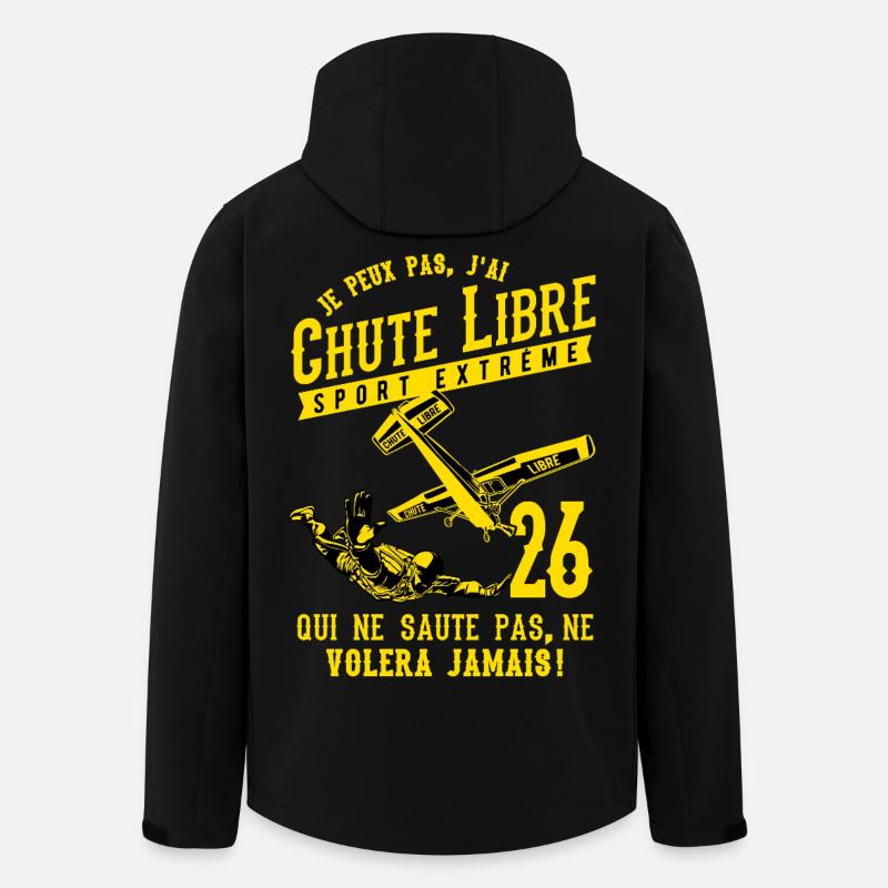 Extreme Free Fall 26 - Men’s Recycled Softshell Jacket by Stanley/Stella - black