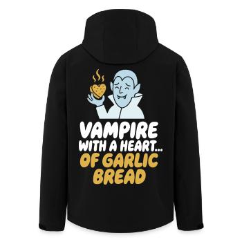 Vampire au cœur d’ail - Veste softshell homme en polyester recyclé Stanley/Stella - noir - Dos - AI Model Male 185 light (185cm)