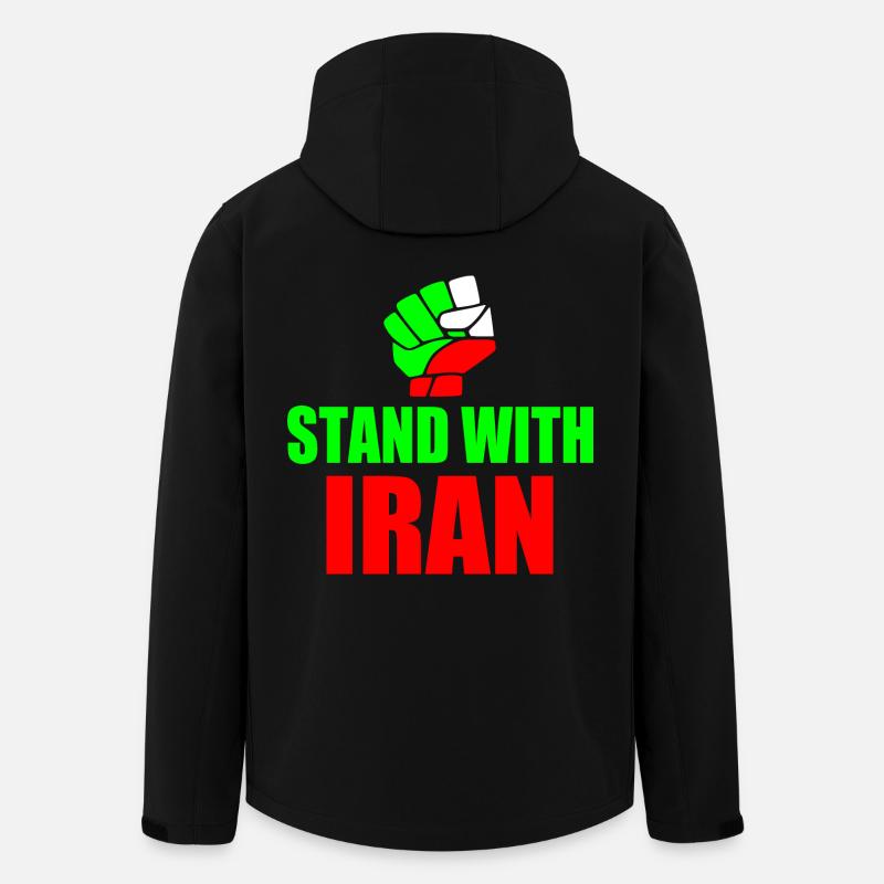 Stand with iran - Men’s Recycled Softshell Jacket by Stanley/Stella - black