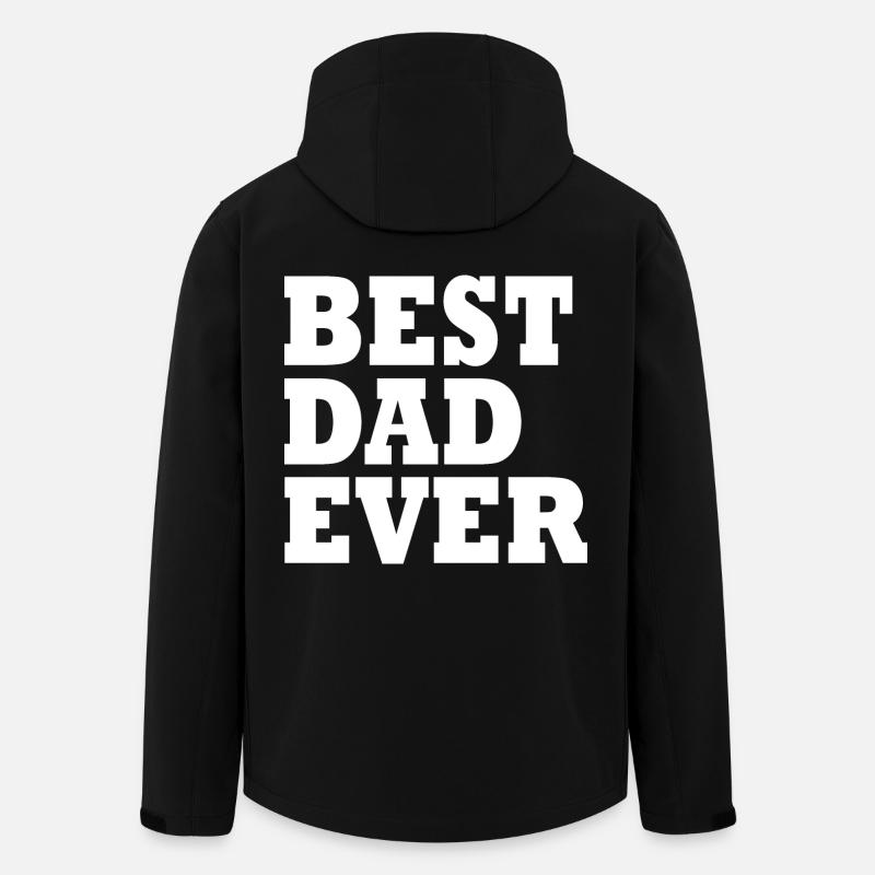 Best dad ever - Men’s Recycled Softshell Jacket by Stanley/Stella - black