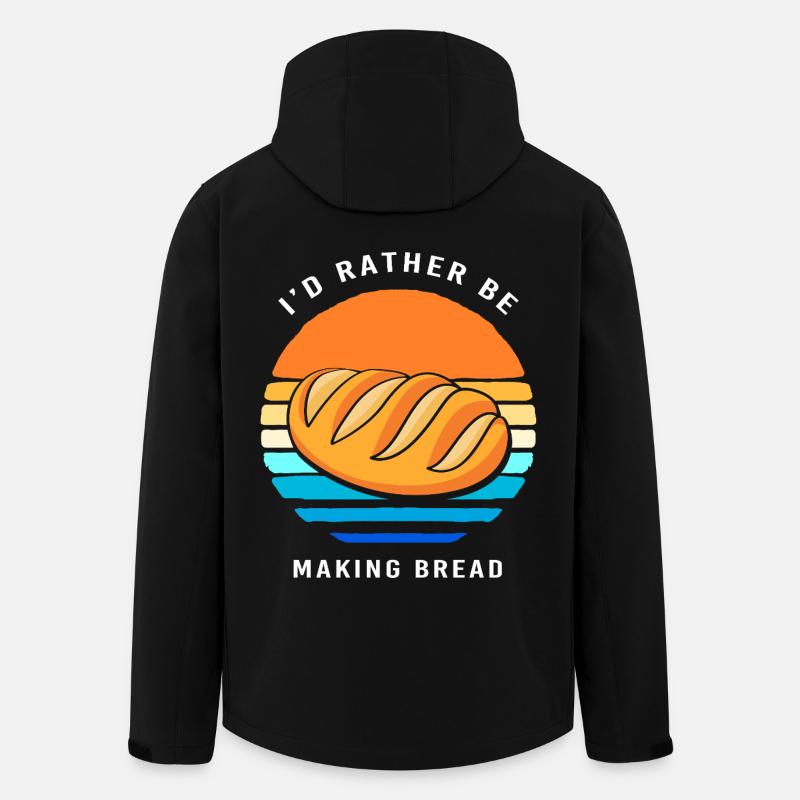 Baker Baker Baking - Men’s Recycled Softshell Jacket by Stanley/Stella - black