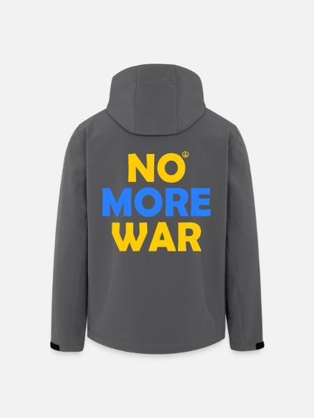 No more war - Men’s Recycled Softshell Jacket by Stanley/Stella - black