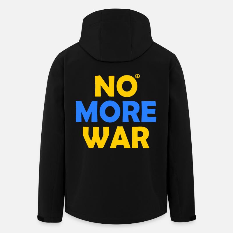 No more war - Men’s Recycled Softshell Jacket by Stanley/Stella - black