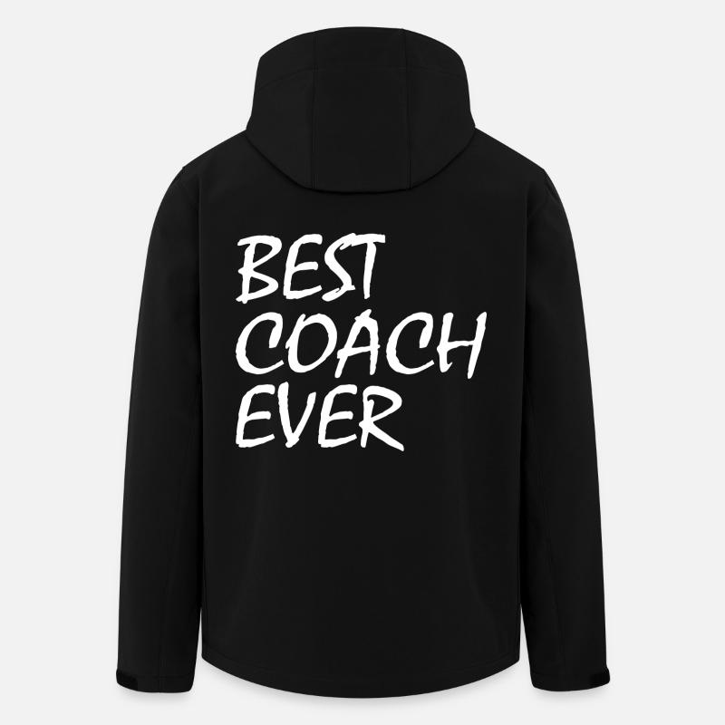 Best coach ever - Men’s Recycled Softshell Jacket by Stanley/Stella - black