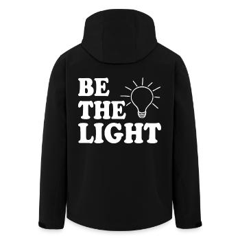 Be the light - Recycelte Männer Softshell-Jacke von Stanley/Stella - Schwarz - Hinten - AI Model Male 185 light (185cm)