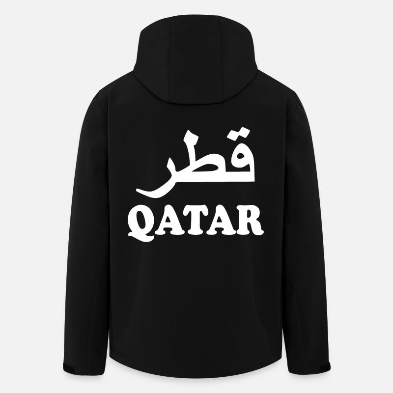 Qatar - Veste softshell homme en polyester recyclé Stanley/Stella - noir