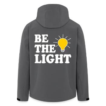 Be the light - Recycelte Männer Softshell-Jacke von Stanley/Stella - Schwarz - Hinten - AI Model Male 185 light (185cm)