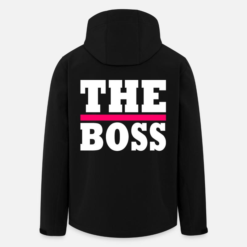 The boss - Recycelte Männer Softshell-Jacke von Stanley/Stella - Schwarz