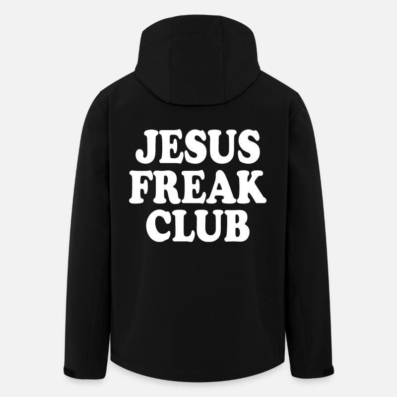 Jesus freak club - Recycelte Männer Softshell-Jacke von Stanley/Stella - Schwarz