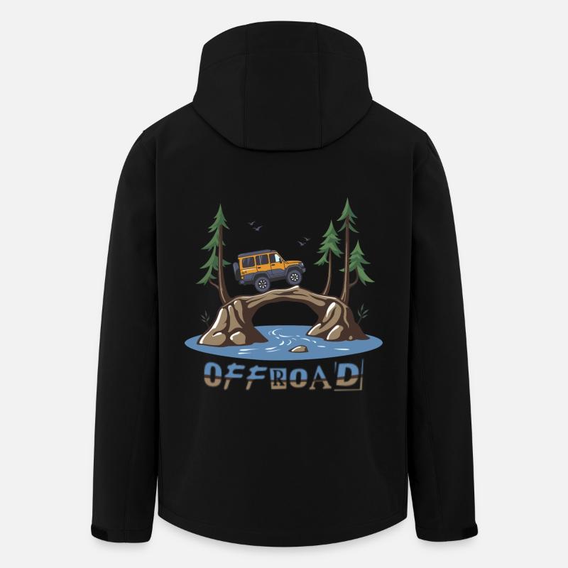 Off-road vehicles - Men’s Recycled Softshell Jacket by Stanley/Stella - black