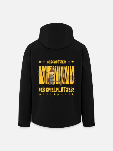 Protector of the playground ! - Men’s Recycled Softshell Jacket by Stanley/Stella - black