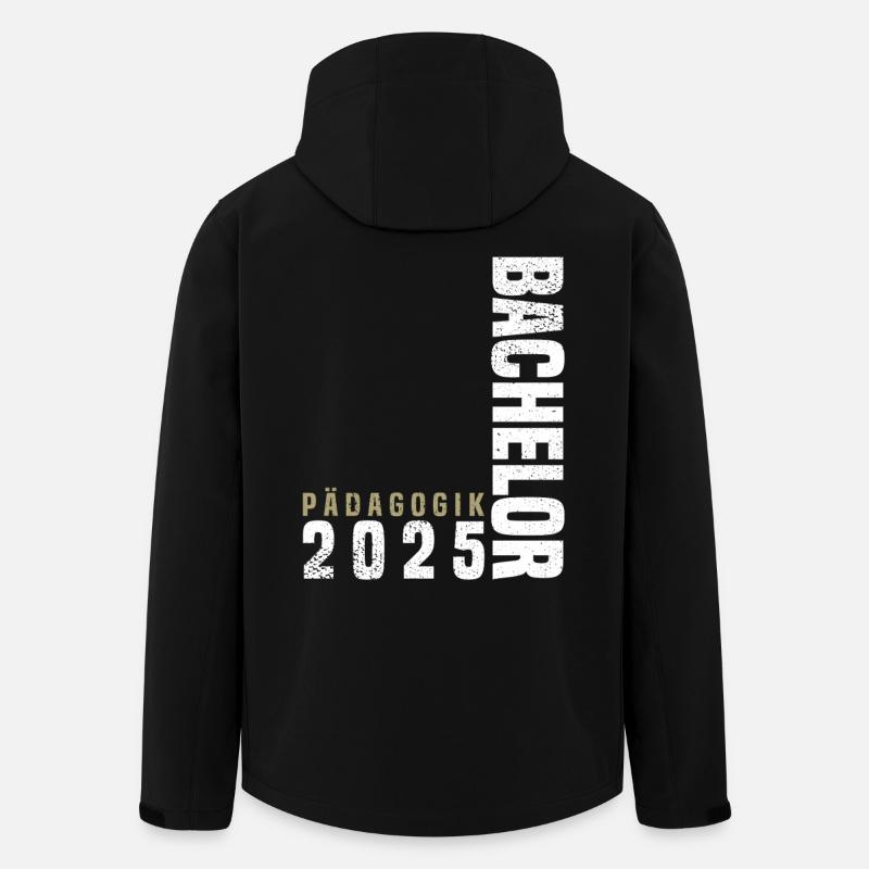 Bachelor Pädagogik - Recycelte Männer Softshell-Jacke von Stanley/Stella - Schwarz