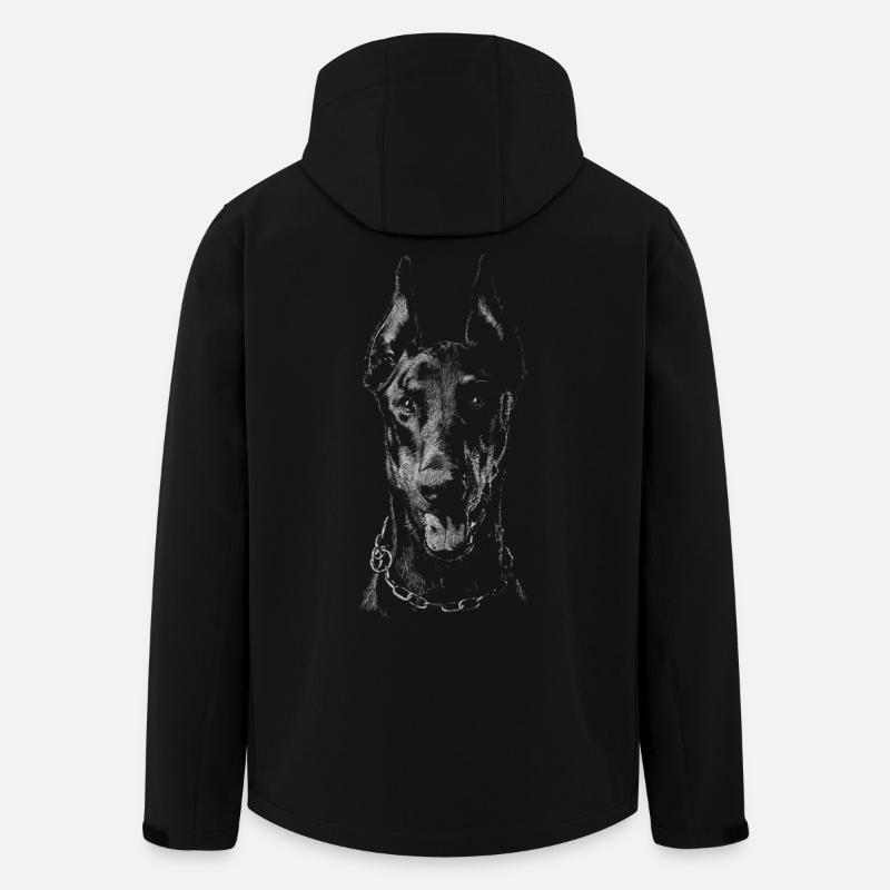 Doberman - Veste softshell homme en polyester recyclé Stanley/Stella - noir