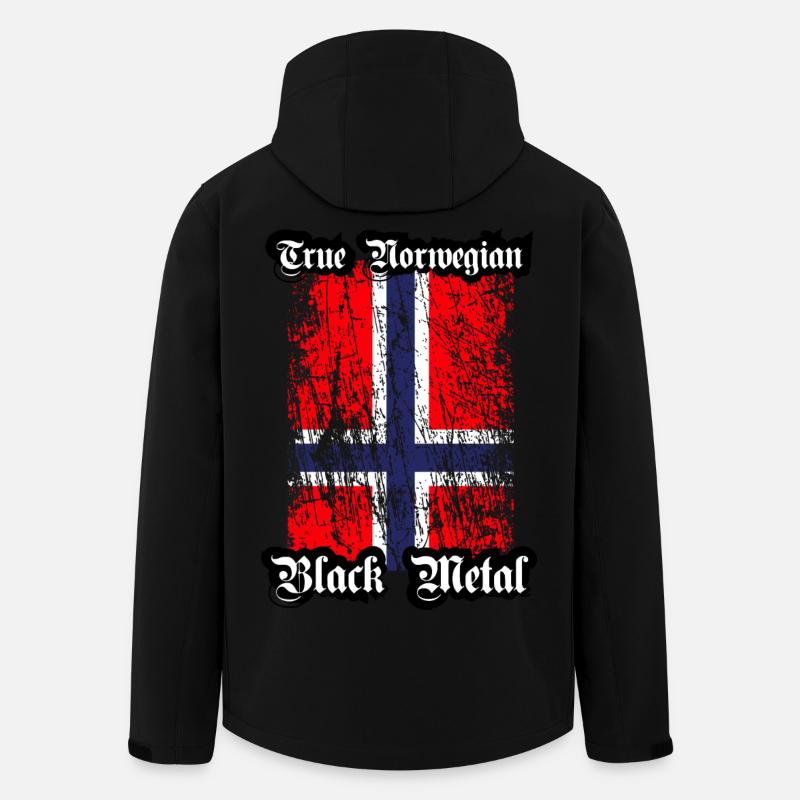 Trve/ True Norwegian Black Metal - Recycelte Männer Softshell-Jacke von Stanley/Stella - Schwarz