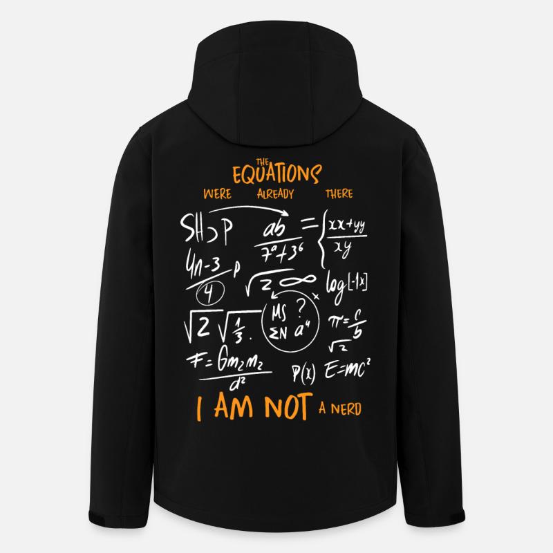 Mathematik Gleichungen - Recycelte Männer Softshell-Jacke von Stanley/Stella - Schwarz