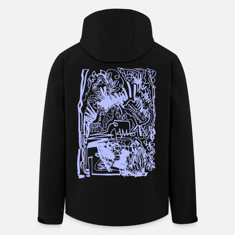 CHAOS - Recycelte Männer Softshell-Jacke von Stanley/Stella - Schwarz