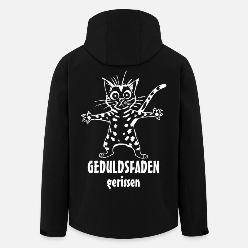 Geduldsfaden - Recycelte Männer Softshell-Jacke von Stanley/Stella - Schwarz