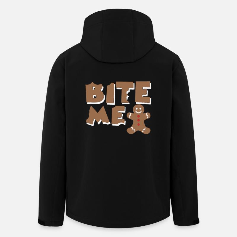 bite me - Recycelte Männer Softshell-Jacke von Stanley/Stella - Schwarz