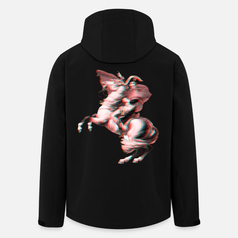 napoleondeluxe - Recycelte Männer Softshell-Jacke von Stanley/Stella - Schwarz