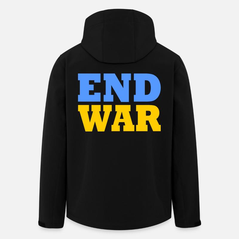 End war - Men’s Recycled Softshell Jacket by Stanley/Stella - black