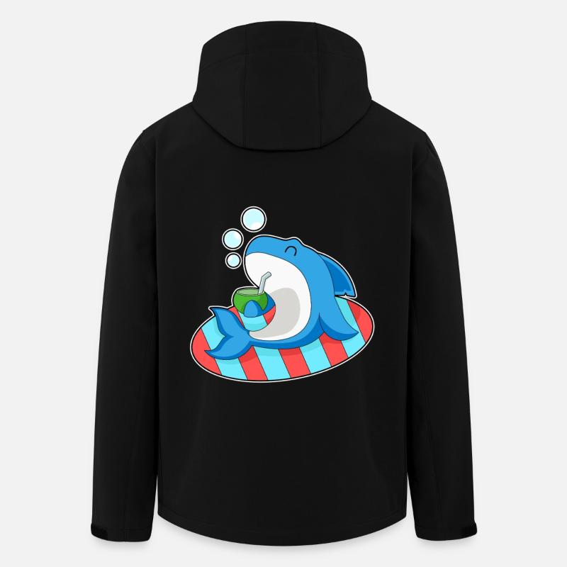 Requin Été Noix de - Veste softshell homme en polyester recyclé Stanley/Stella - noir