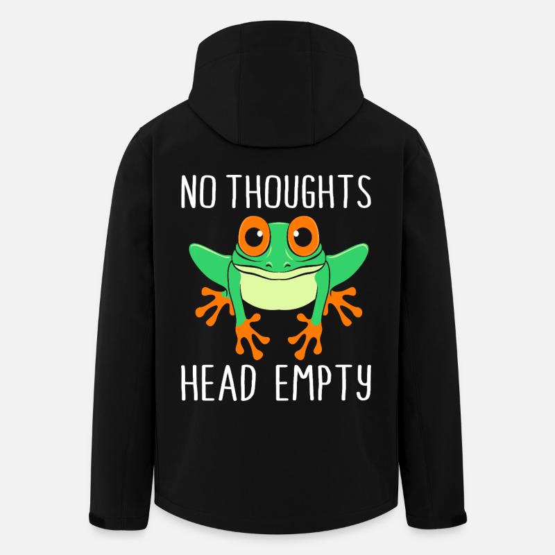Laubfrosch Frosch - Recycelte Männer Softshell-Jacke von Stanley/Stella - Schwarz
