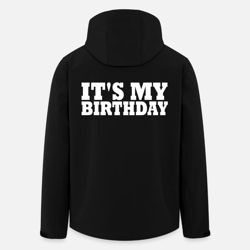 birthday - Men’s Recycled Softshell Jacket by Stanley/Stella - black