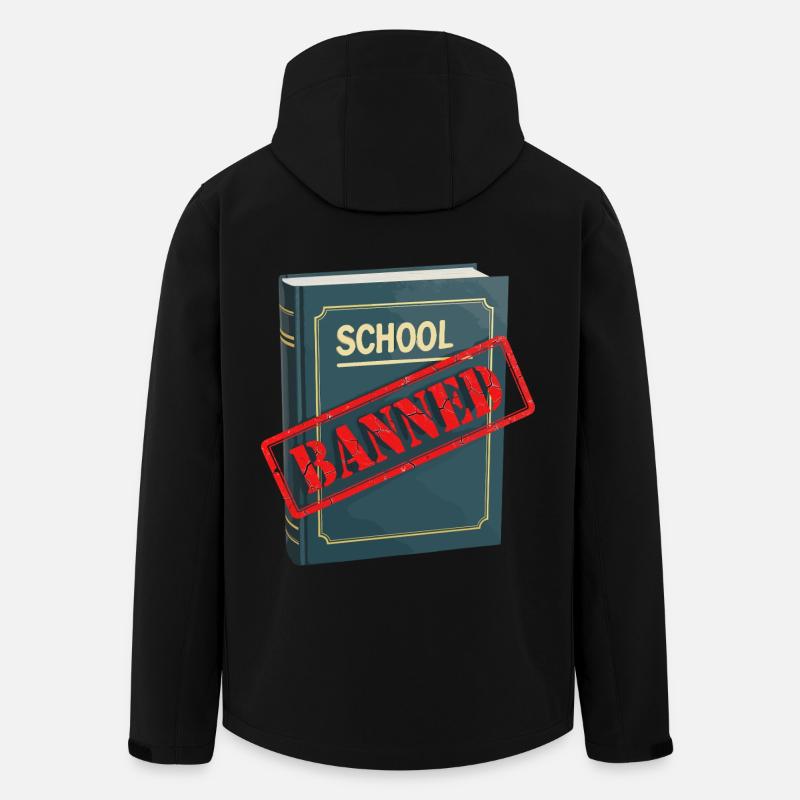 Book Banned - Recycelte Männer Softshell-Jacke von Stanley/Stella - Schwarz