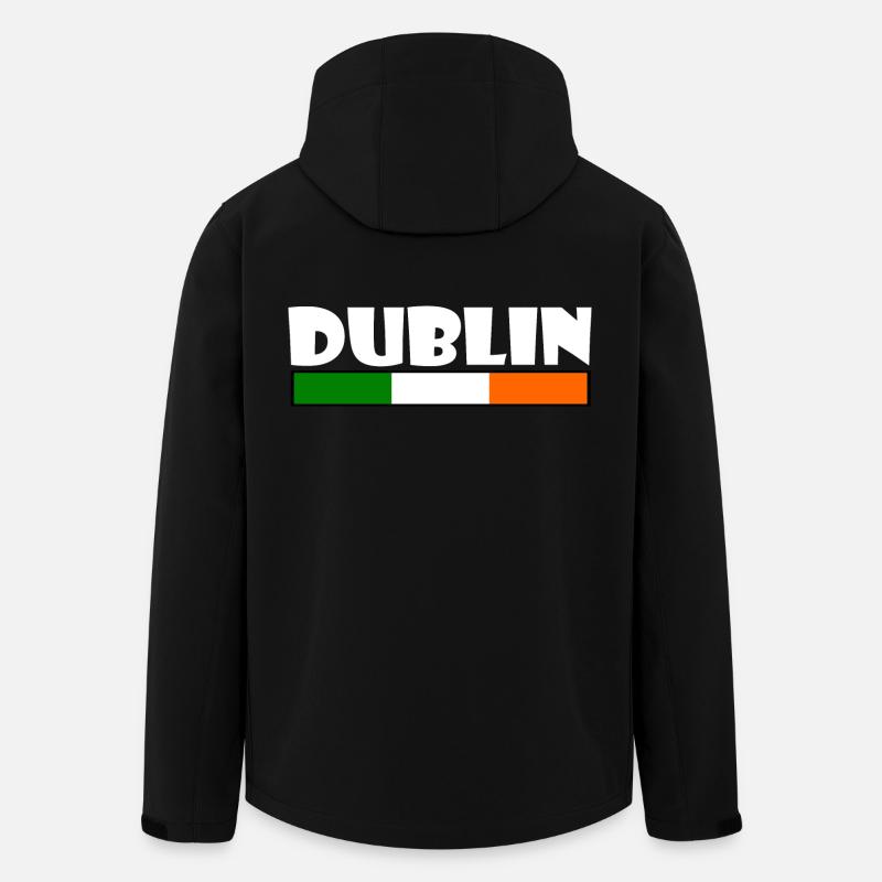 Dublin - Men’s Recycled Softshell Jacket Discoverer by Stanley/Stella - black