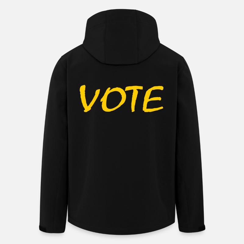 Vote - Men’s Recycled Softshell Jacket by Stanley/Stella - black