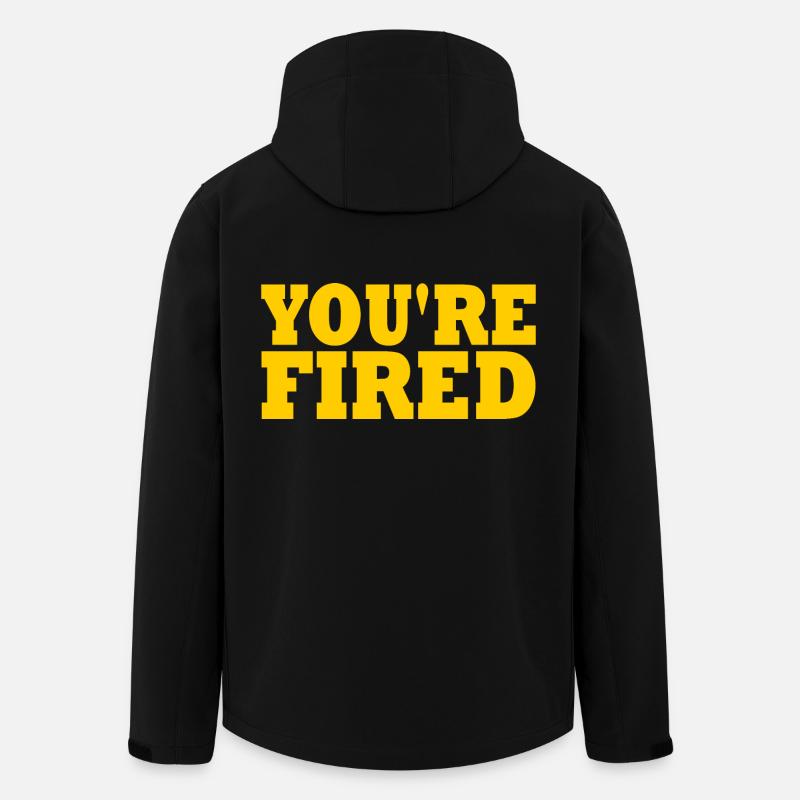 youre fired - Recycelte Männer Softshell-Jacke von Stanley/Stella - Schwarz