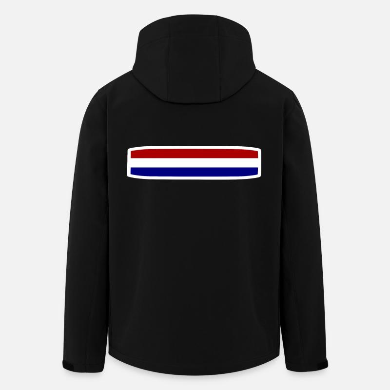 Hollande - Veste softshell homme en polyester recyclé Stanley/Stella - noir