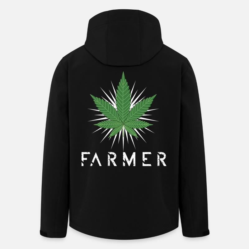 Hemp Farmer - Men’s Recycled Softshell Jacket by Stanley/Stella - black