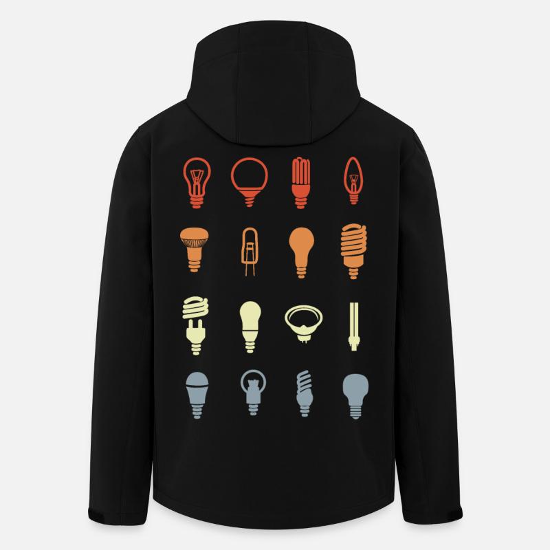 Light bulb sockets - Men’s Recycled Softshell Jacket by Stanley/Stella - black