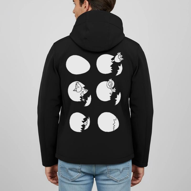 Die Welt entdecken oder nicht (weiß) Recycelte Männer Softshell-Jacke von Stanley/Stella