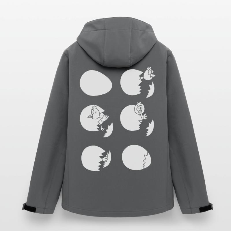 Die Welt entdecken oder nicht (weiß) Recycelte Männer Softshell-Jacke von Stanley/Stella