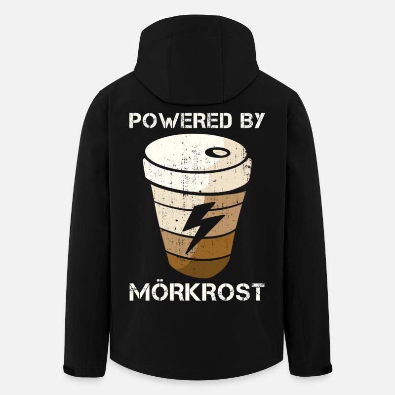 MÖRKROST - Recycelte Männer Softshell-Jacke von Stanley/Stella - Schwarz