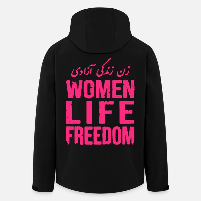 Women life freedom - Recycelte Männer Softshell-Jacke von Stanley/Stella - Schwarz