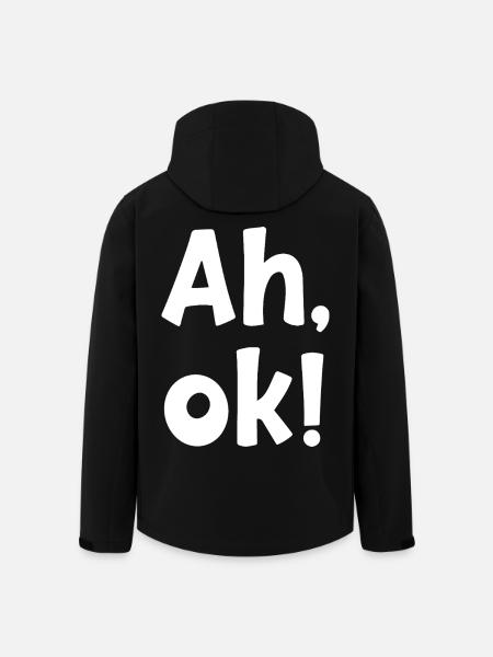 AH OK - Recycelte Männer Softshell-Jacke von Stanley/Stella - Schwarz