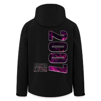 2007 Vintage Edition Limitée - Veste softshell homme en polyester recyclé Stanley/Stella - noir - Dos - AI Model Male 185 light (185cm)