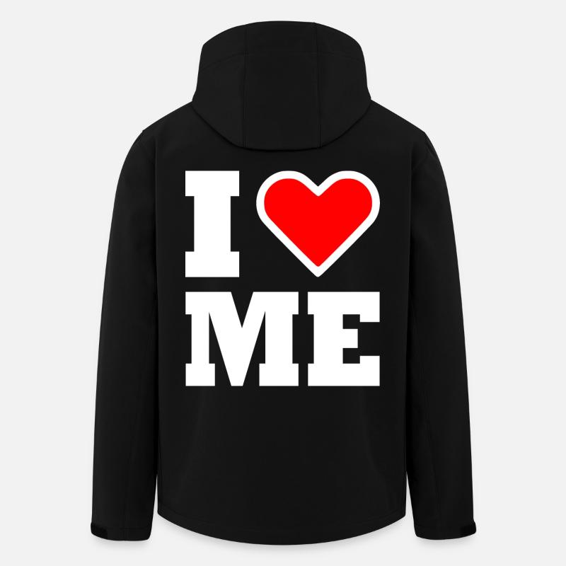 I love me - Stanley/Stella herre softshelljakke i genanvendt polyester - sort